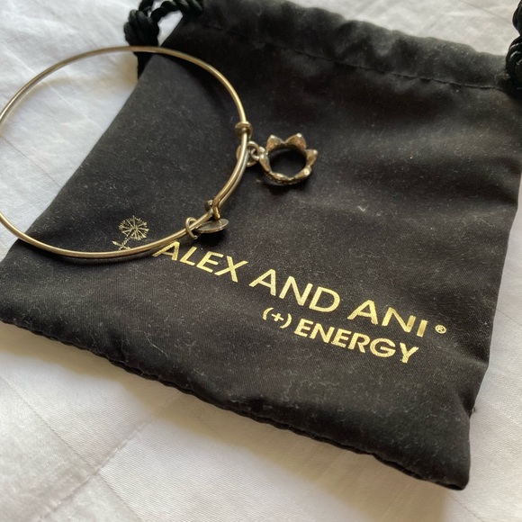 Alex and Ani Silver Crown Bracelet 👑 - Picture 2 of 10